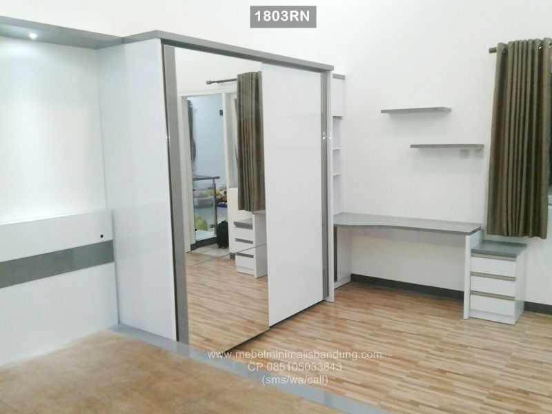 Kamar Set Putih Abu Bu Inna 1803RN