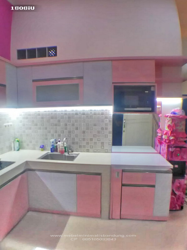 Kitchen Set Pink Pastel Pak Indra 1808iU