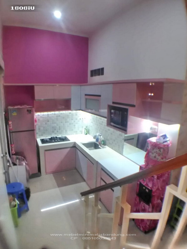 Kitchen Set Pink Pastel Pak Indra 1808iU