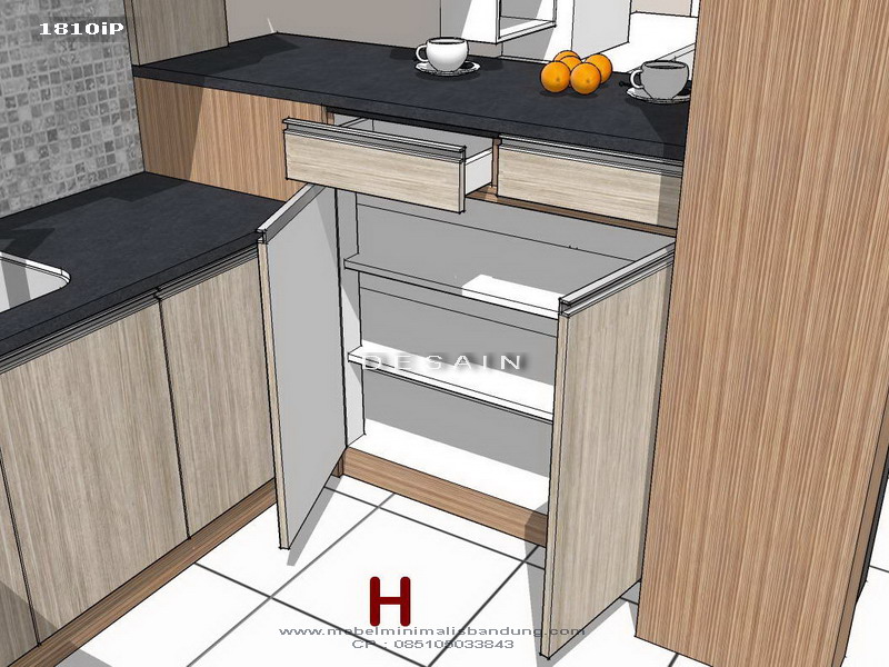 Kitchen Set Chocolate Bu Efiana 1810iP
