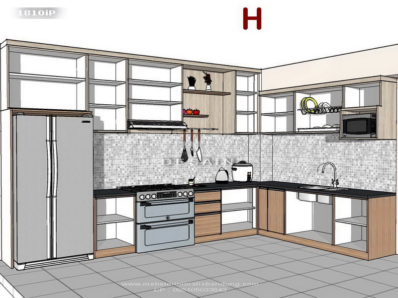 Kitchen Set Chocolate Bu Efiana 1810iP