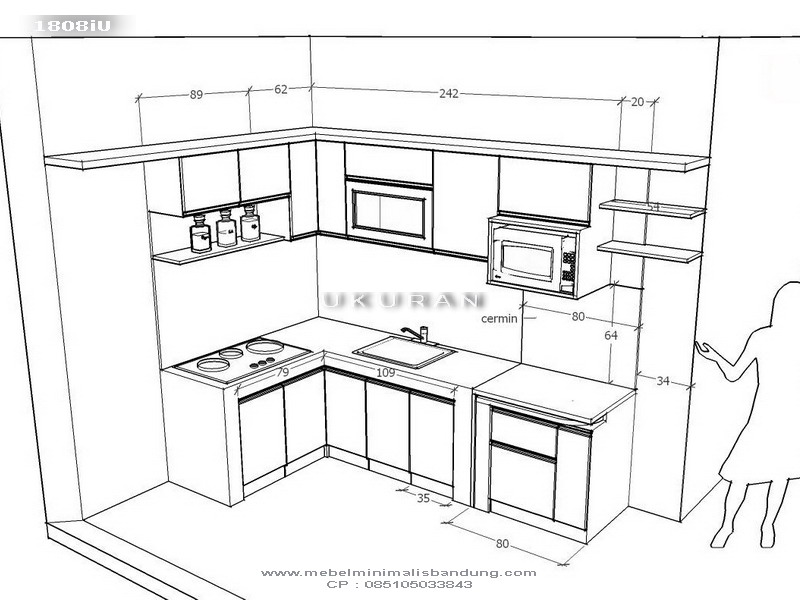 Kitchen Set Pink Pastel Pak Indra 1808iU