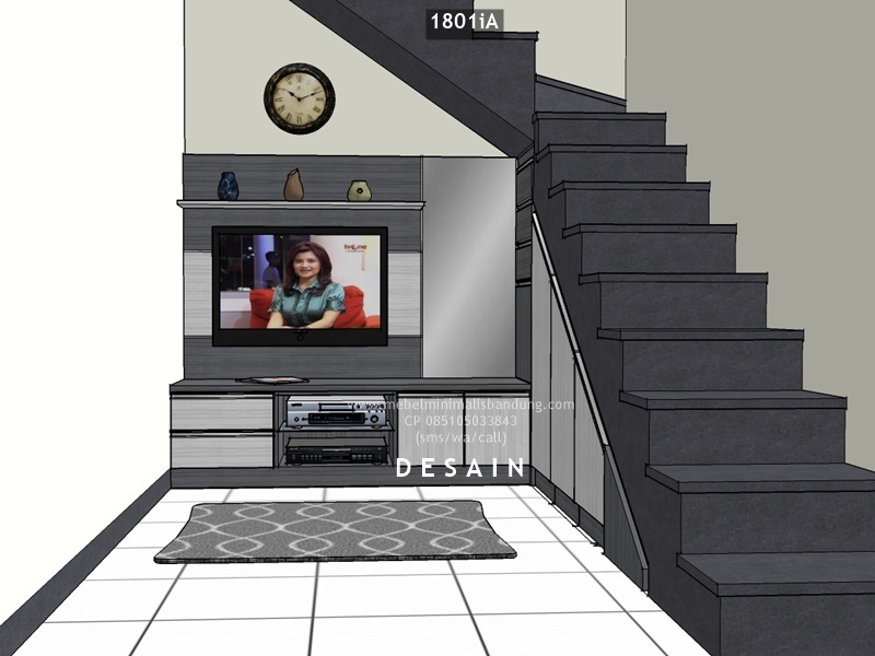 Rak TV Bawah Tangga Pak Iqbal 1801iA