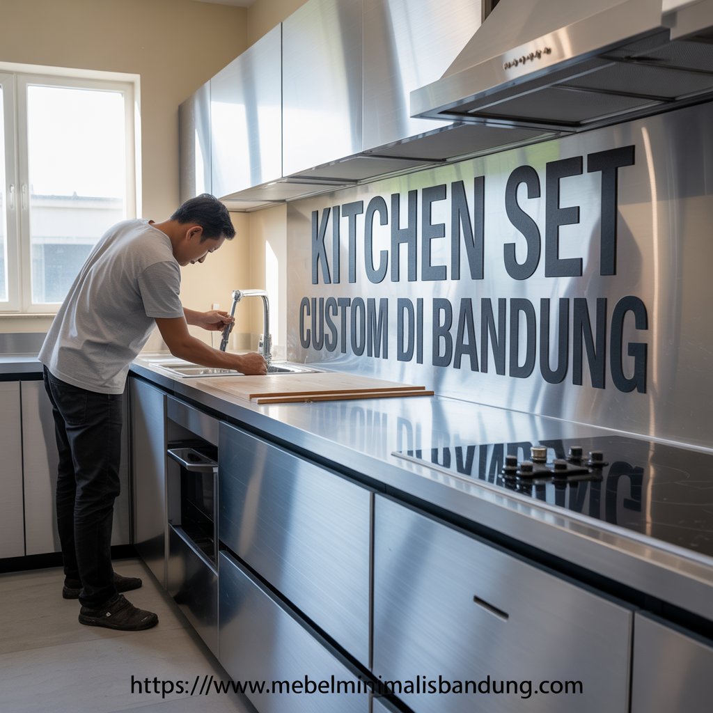 Contoh Harga Kitchen Set Minimalis Custom di Babakan Ciparay Bandung