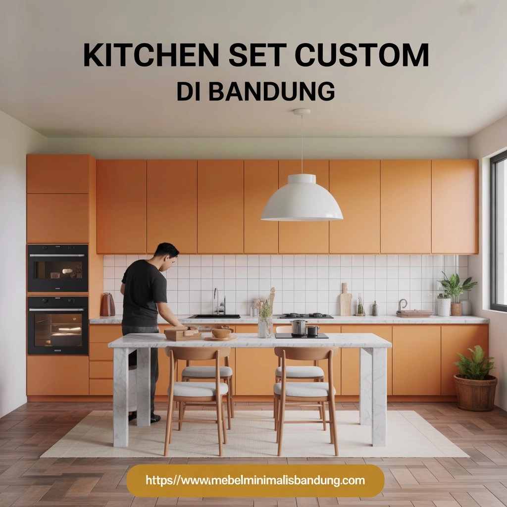 Jual Kitchen Set Minimalis Custom di Cidadap Bandung