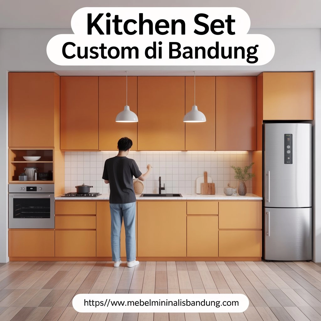 Jual Kitchen Set Minimalis Custom di Bandung Wetan