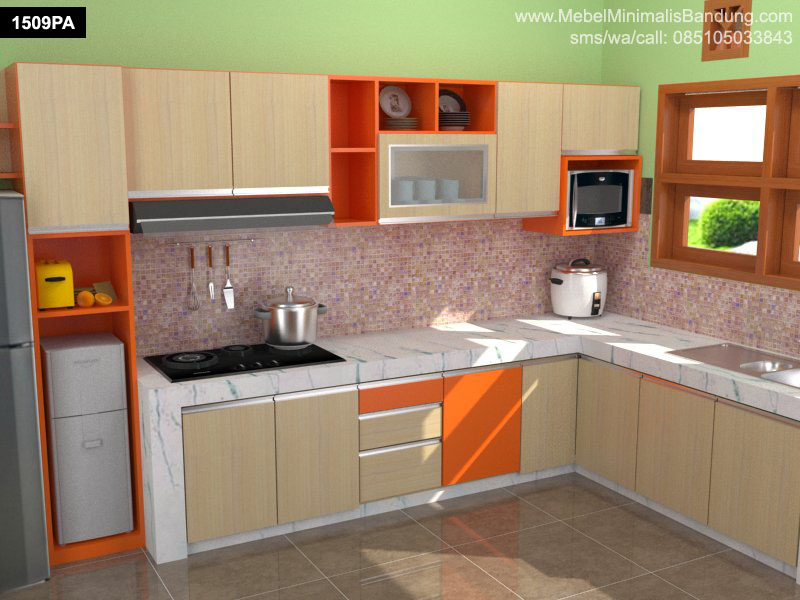 Kitchen Set Jingga Kayu 1509PA