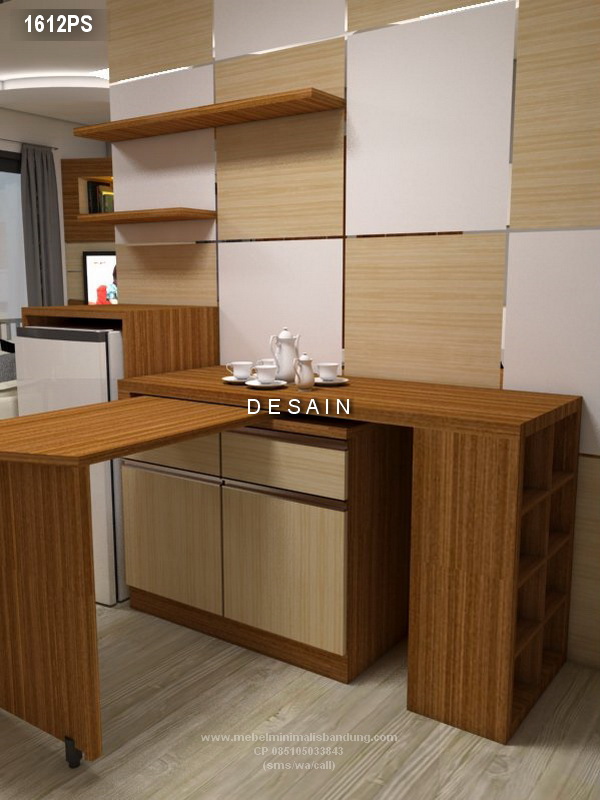Minibar Minimalis Apartement Pak Haris 1612PS