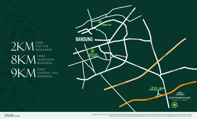 Perumahan Baru Podomoro Park Bandung di Buah Batu