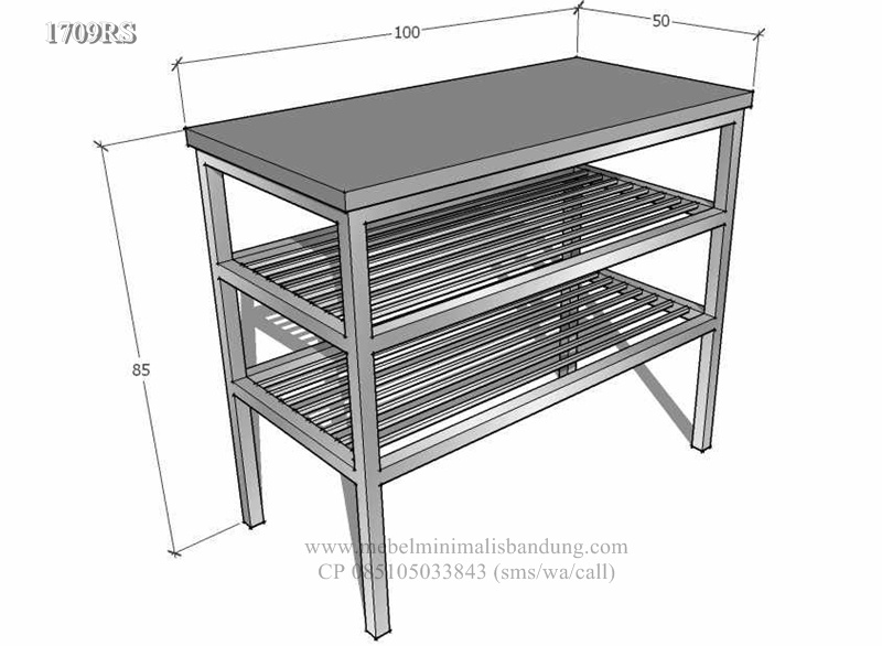 Meja Dapur Industrial 1709RS