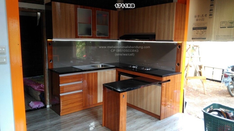 Kitchen Set dengan Meja "Siluman" (1711rb)