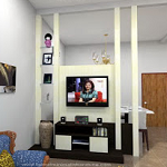Rak TV Dinding Bu Dini 1807RU