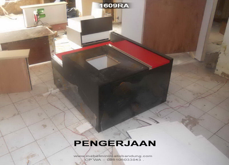 Renovasi Kitchen Set Merah Pak Rozi 1609RA