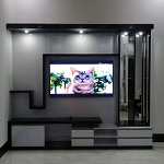 # RAK PENYEKAT, RAK TV / BACKDROP TV & RAK PAJANG