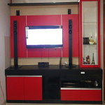 Rak TV mini Hitam 1708RN