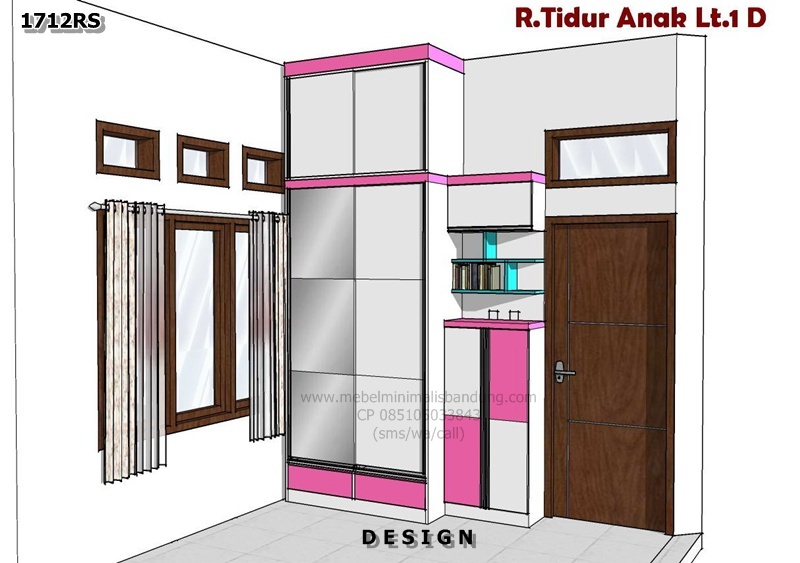 Kamar Tidur Anak Pinkmilk Pak Rozi 1712RS