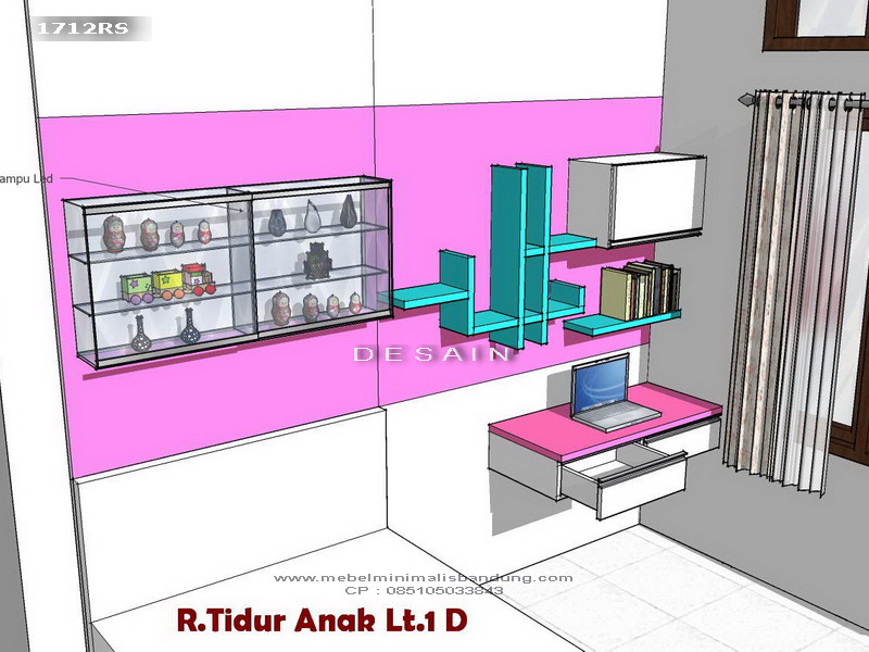 Kamar Tidur Anak Pinkmilk Pak Rozi 1712RS