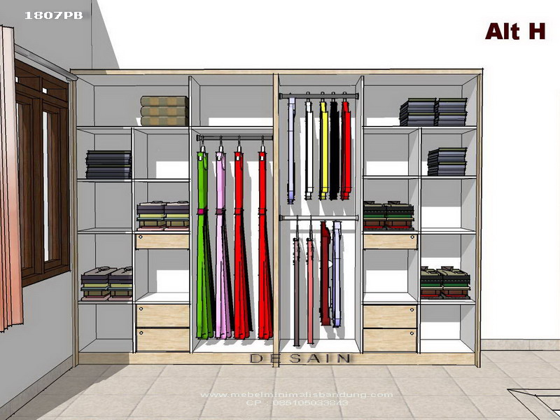 Kamar Set Minimalis Bu Rima 1807PB