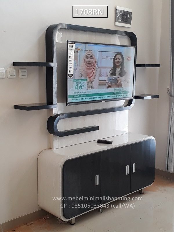 Rak TV mini Hitam 1708RN