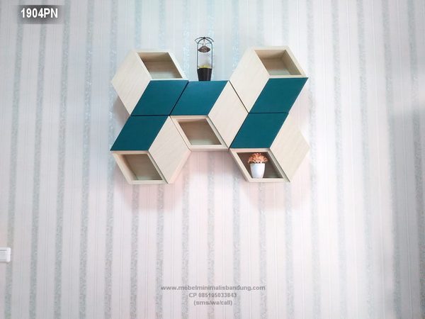 hiasan dinding hexagon