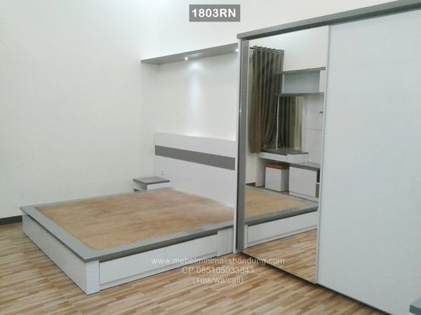 Kamar Set Putih Abu Bu Inna 1803RN