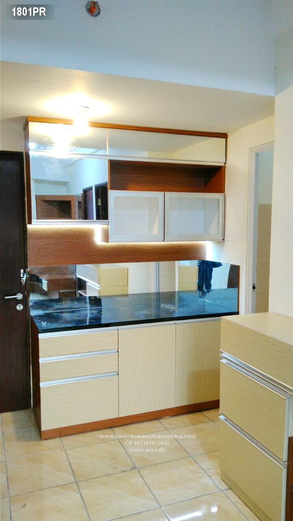 Kitchen Set Cermin Minimalis Pak Haris 1801PR
