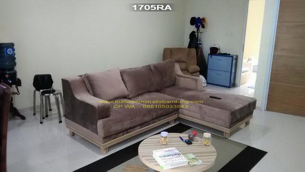 Sofa Leter L Minimalis Pak Tulus 1705RA